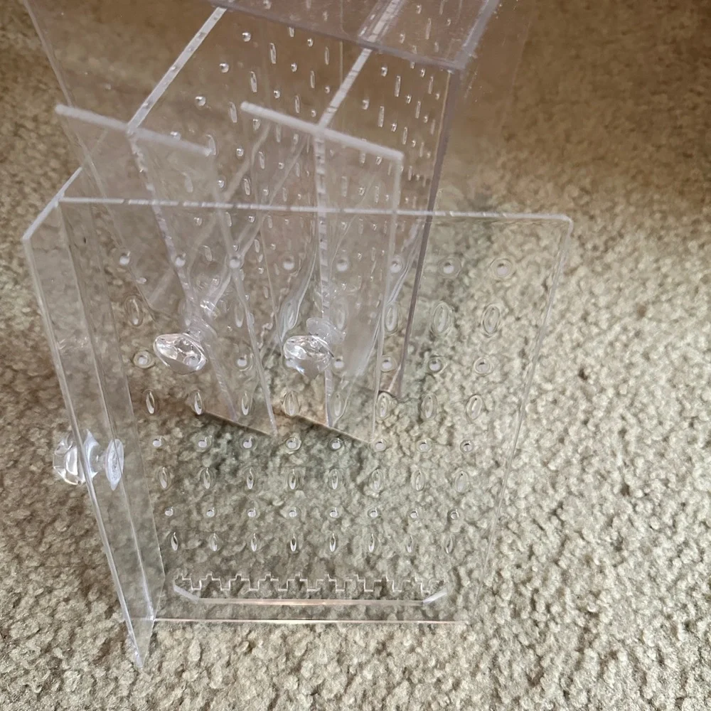 Clear Acrylic Earrings Storage Organizer